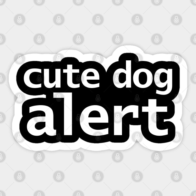 Cute Dog Alert Sticker by ellenhenryart